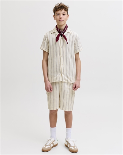 Jack & Jones Junior - JJECoba Kortærmet Skjorte - Antique White